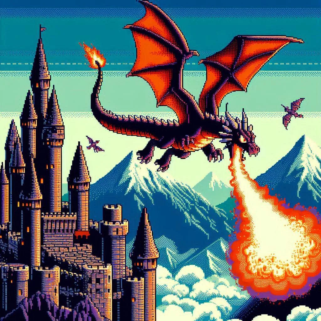 8-bit dragon picture 1 of 1