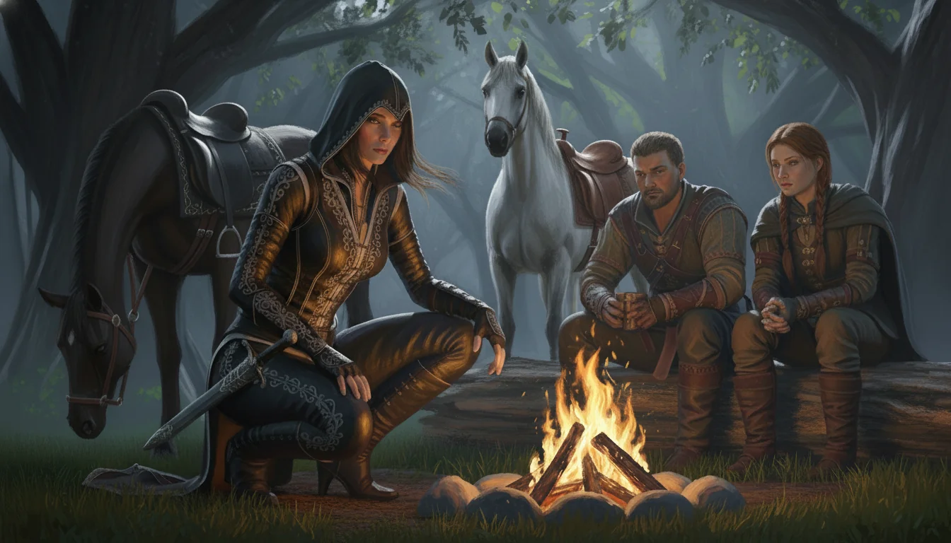 We stopped for the night... (5-step scene creation process) picture 5 of 7