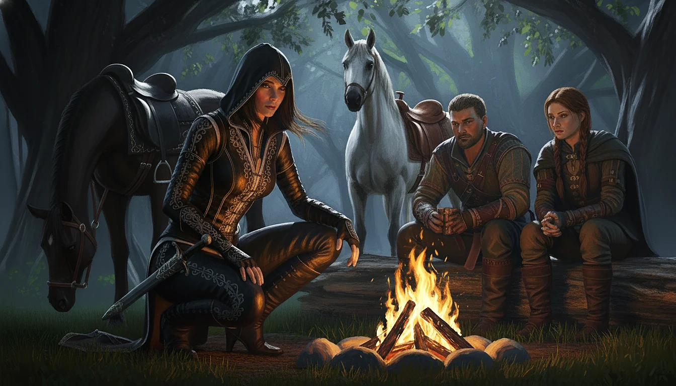 We stopped for the night... (5-step scene creation process) picture 6 of 7