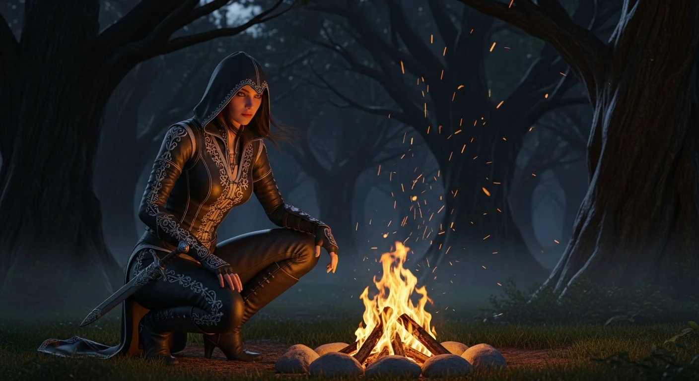 We stopped for the night... (5-step scene creation process) picture 7 of 7