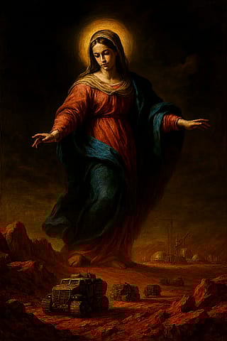 “Madonna of the Red Destiny – Celestial Protection on Mars, 2301 AD”'