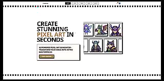 Our team recently brainstormed and created an AI-generated pixel art platform'