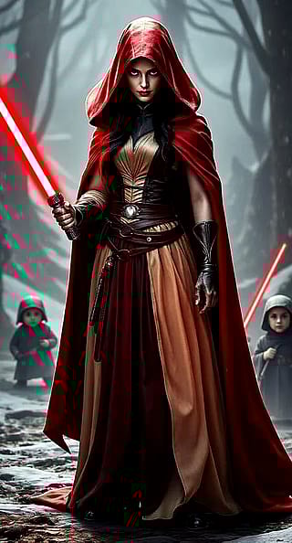 Snow White as Sith Lord'