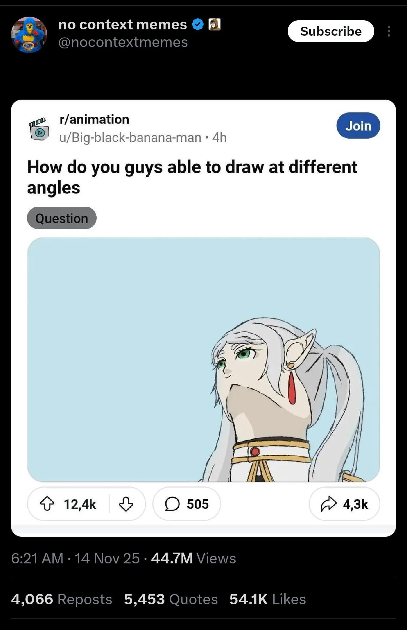 Does ai art ever struggle with this angle? picture 1 of 1