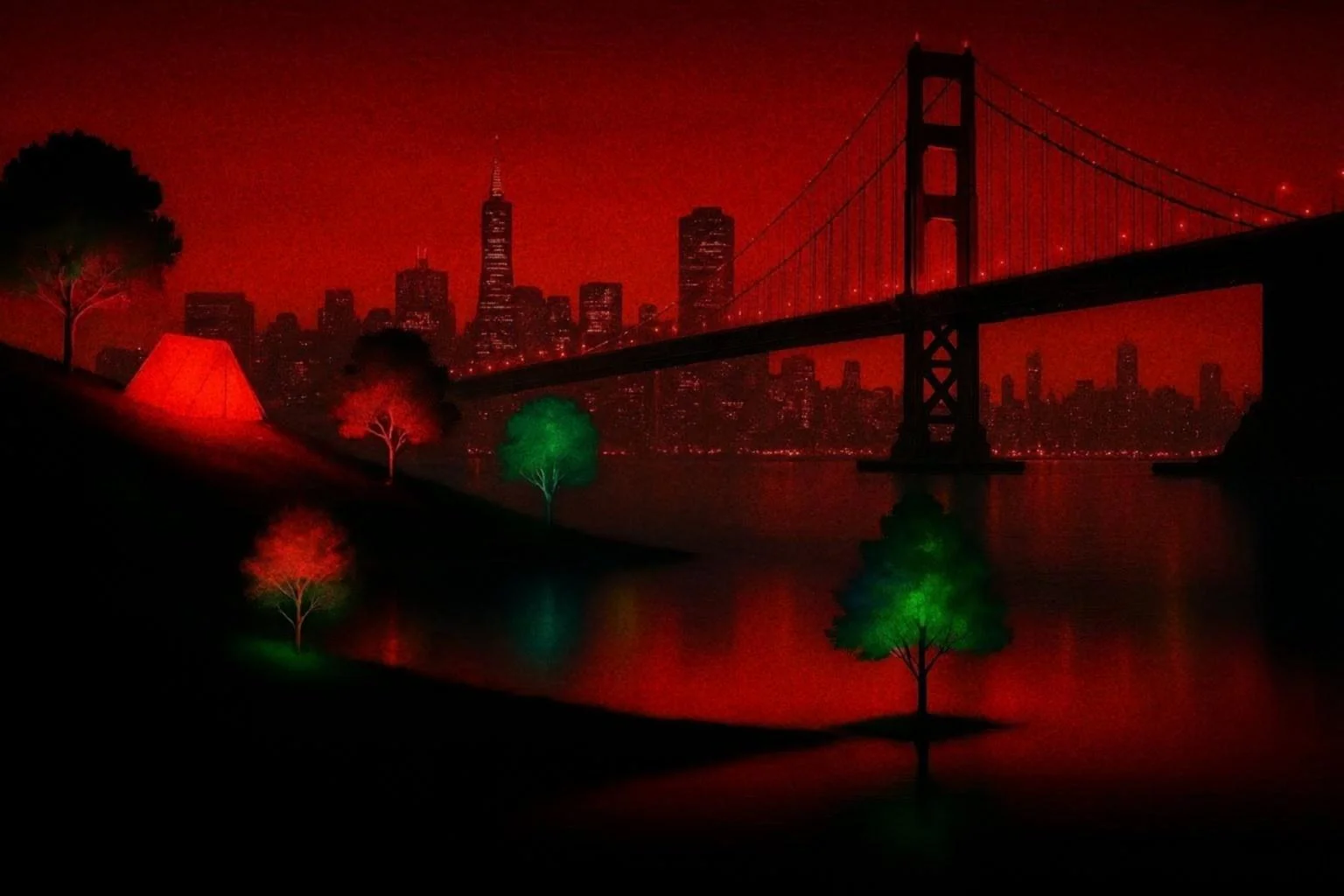 Night Camp By The City picture 1 of 1