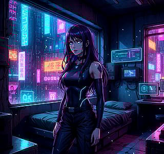Cyberpunk solitude'