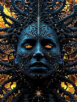 Veined Fire Upon A Silent Crown'