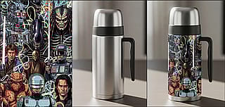 My thermos is now sporting a custom '80s sci-fi wrap.'