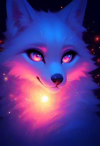 Cosmic Fox Spirit [PixAi]'