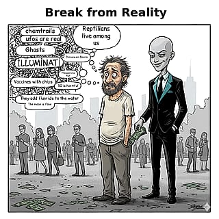 "While people grapple with these issues, in the harsh real world, the smart ones are getting rich."'