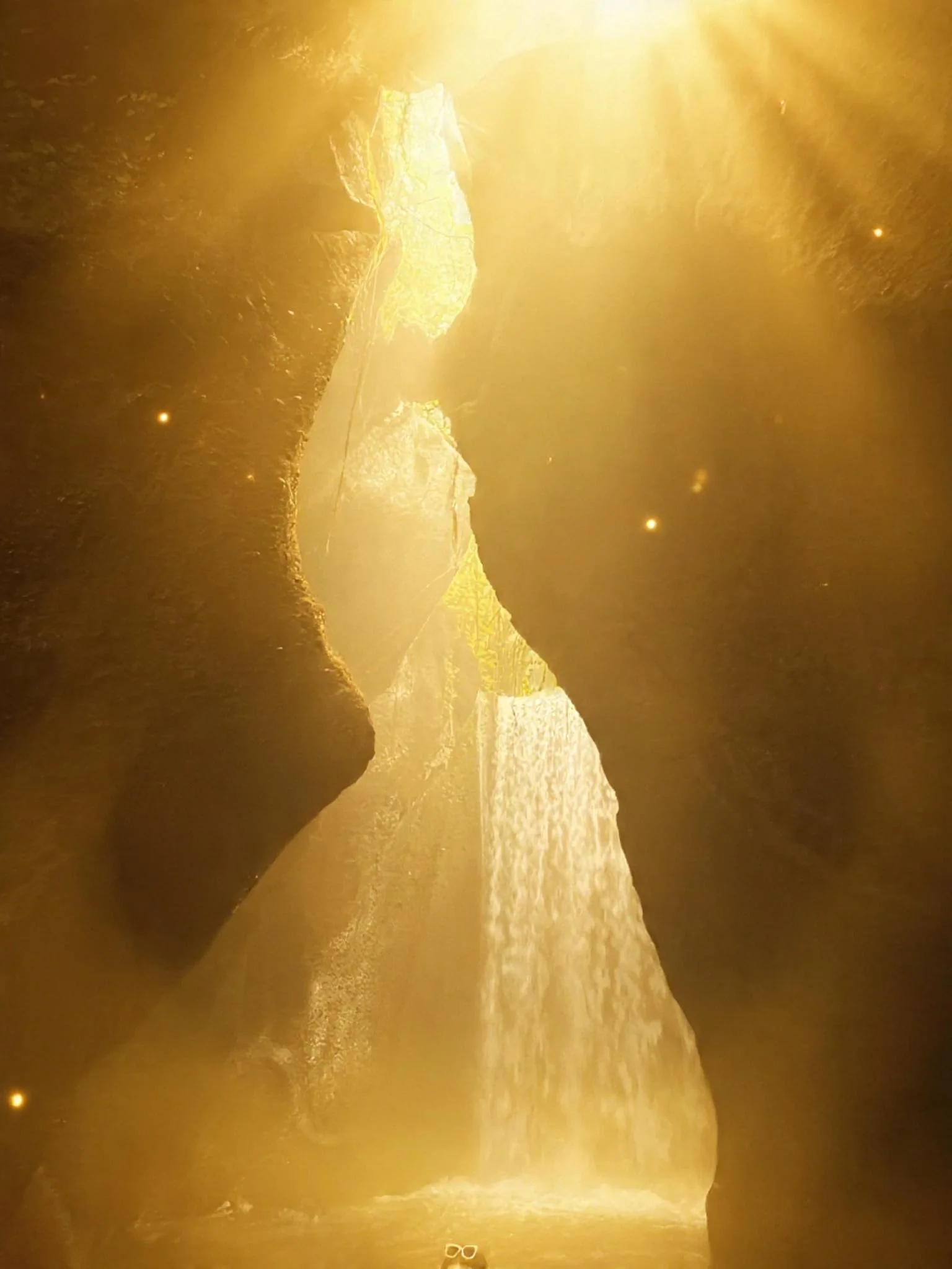 Golden waterfall picture 1 of 1