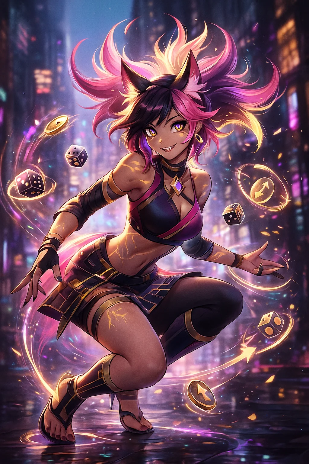 I asked Chatgpt to illustrate my OC picture 2 of 2