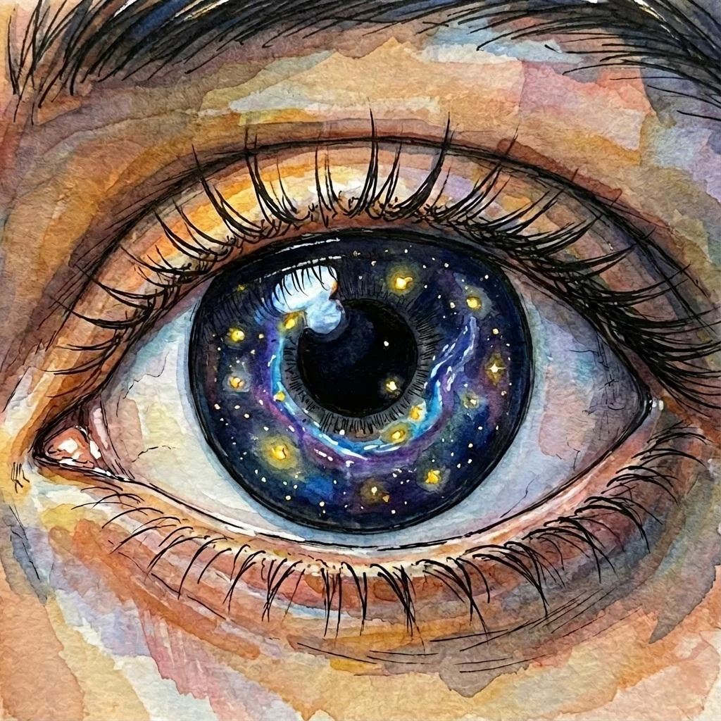 The eye of a stargazer picture 1 of 1