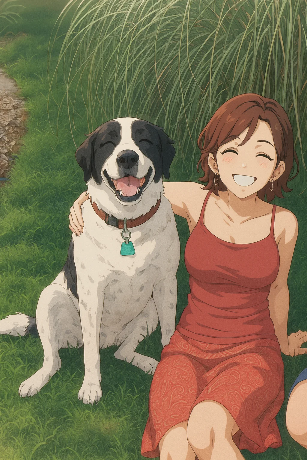 Mom/Wife chilling with the dog picture 1 of 1