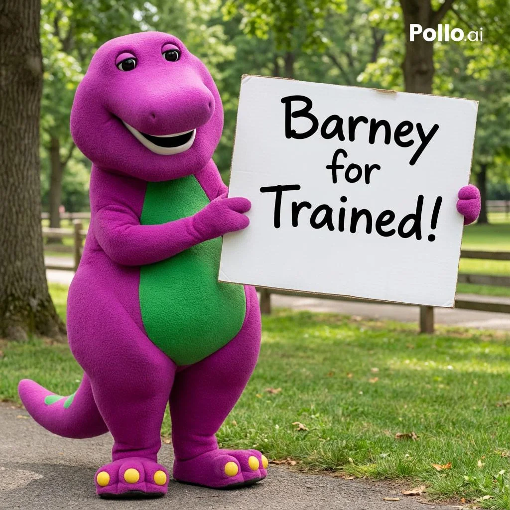 Barney for Trained in Nano Banana 2! picture 1 of 1