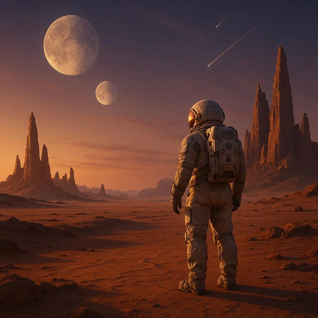 When you leave Earth behind to remember why you started. picture 1 of 1