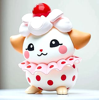 Creature made of desserts'