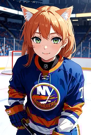 Catgirl with jiggle physics.'