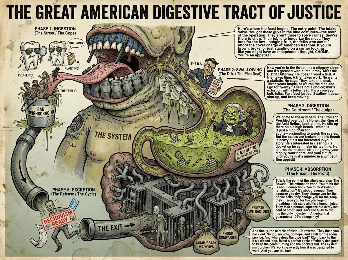 The Great American Digestive Tract of Justice picture 1 of 1