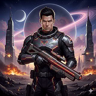 Korean Space Force commando'