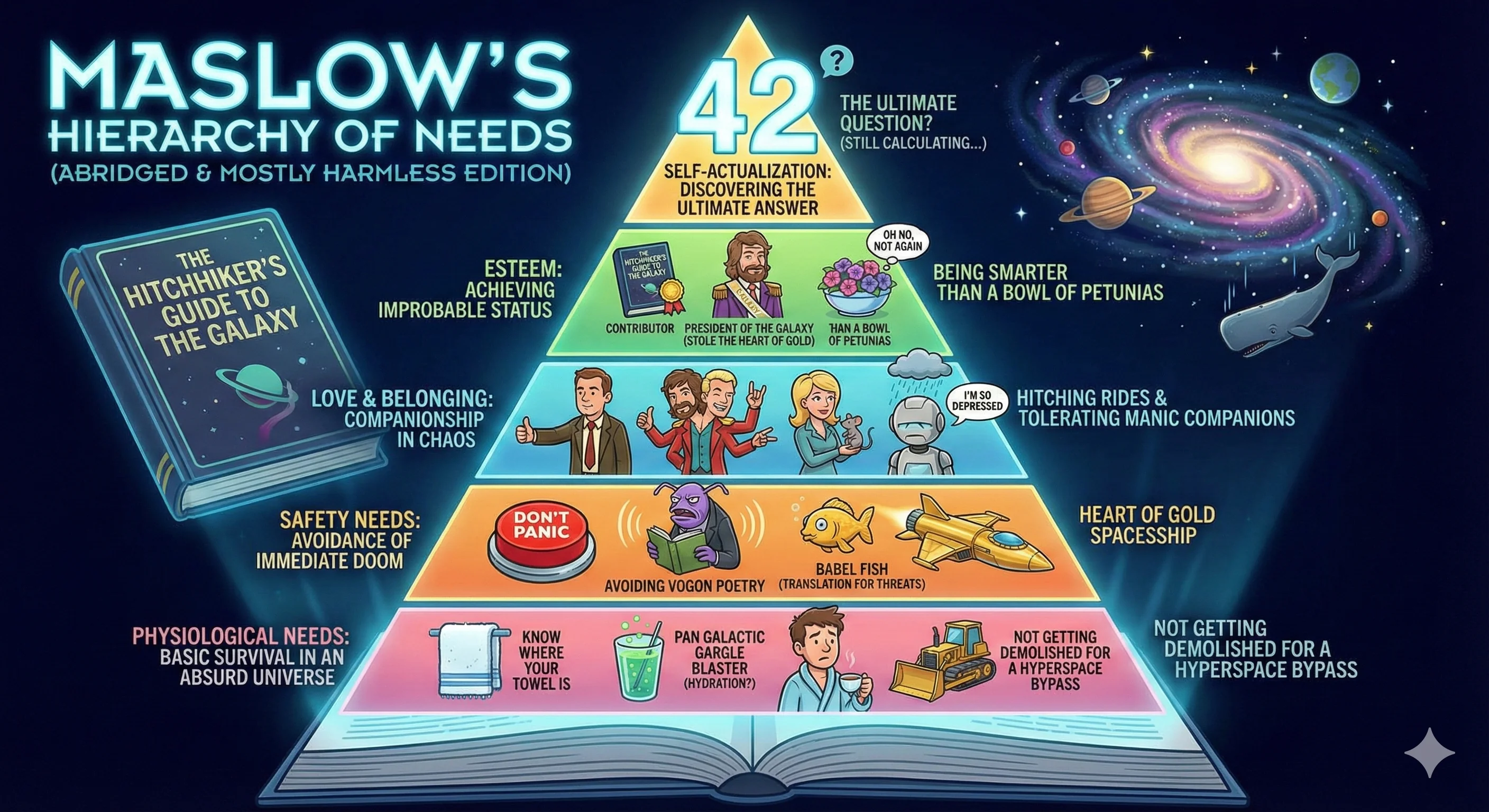 Maslaw's Hitchhikers guide to the Galaxy picture 1 of 1