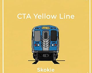 Cta yellow orange and blue lines'