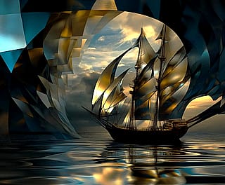 Sailing away'