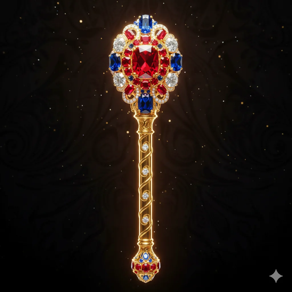 The three symbols of power of a monarchy picture 2 of 3