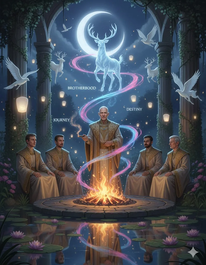 Spiritual cult of the Amazonian men. picture 1 of 1