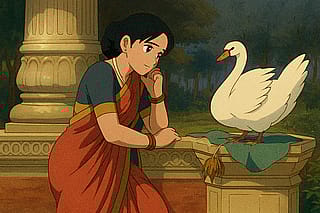 Raja Ravi Varma's famous painting reimagined'