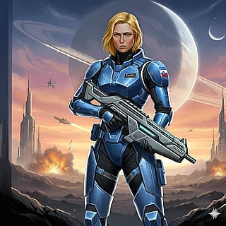 Slovenian Space Force commando'