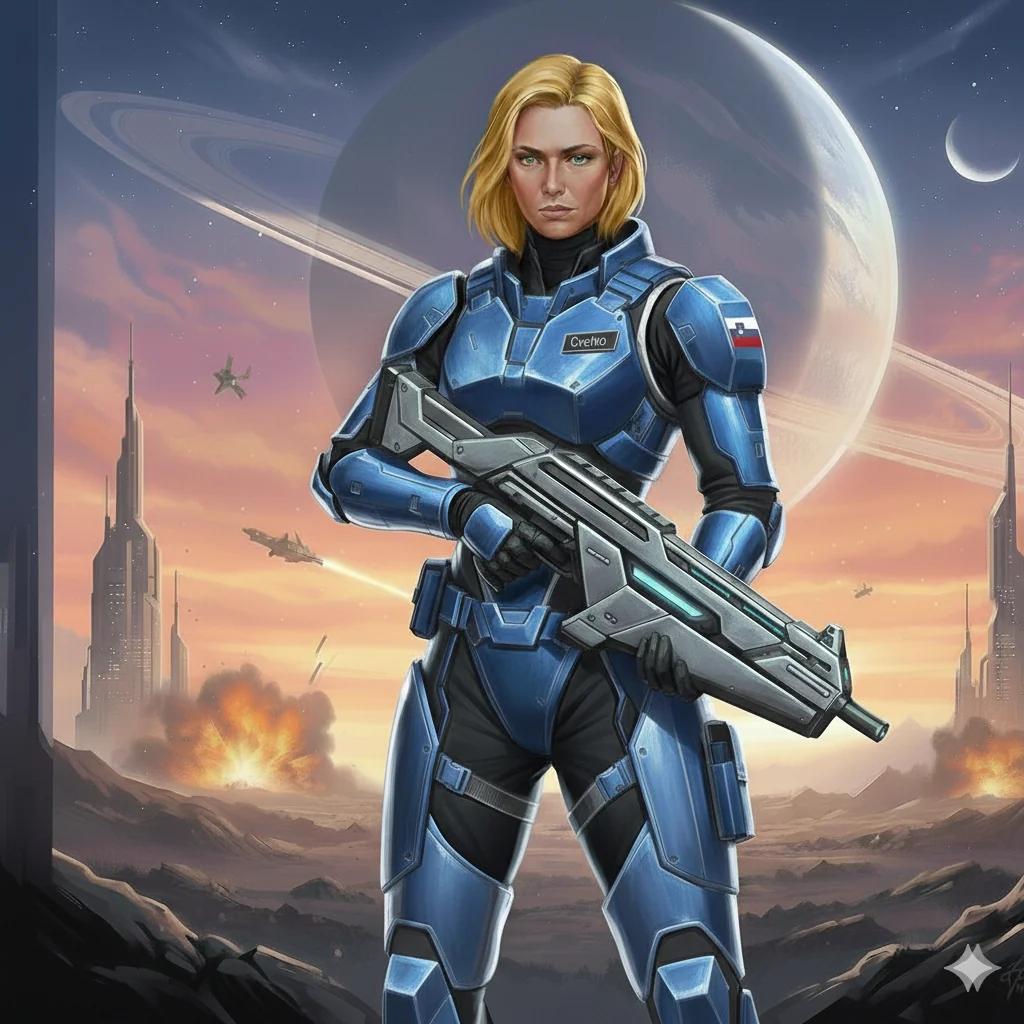 Slovenian Space Force commando picture 1 of 1