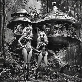 MY GORGEOUS SPACE CHICKS'