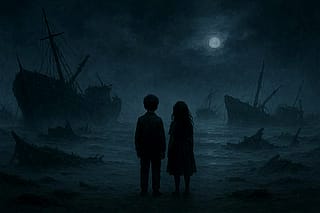 Making a scene in a short story and asked ChatGPT to create an image of it.'