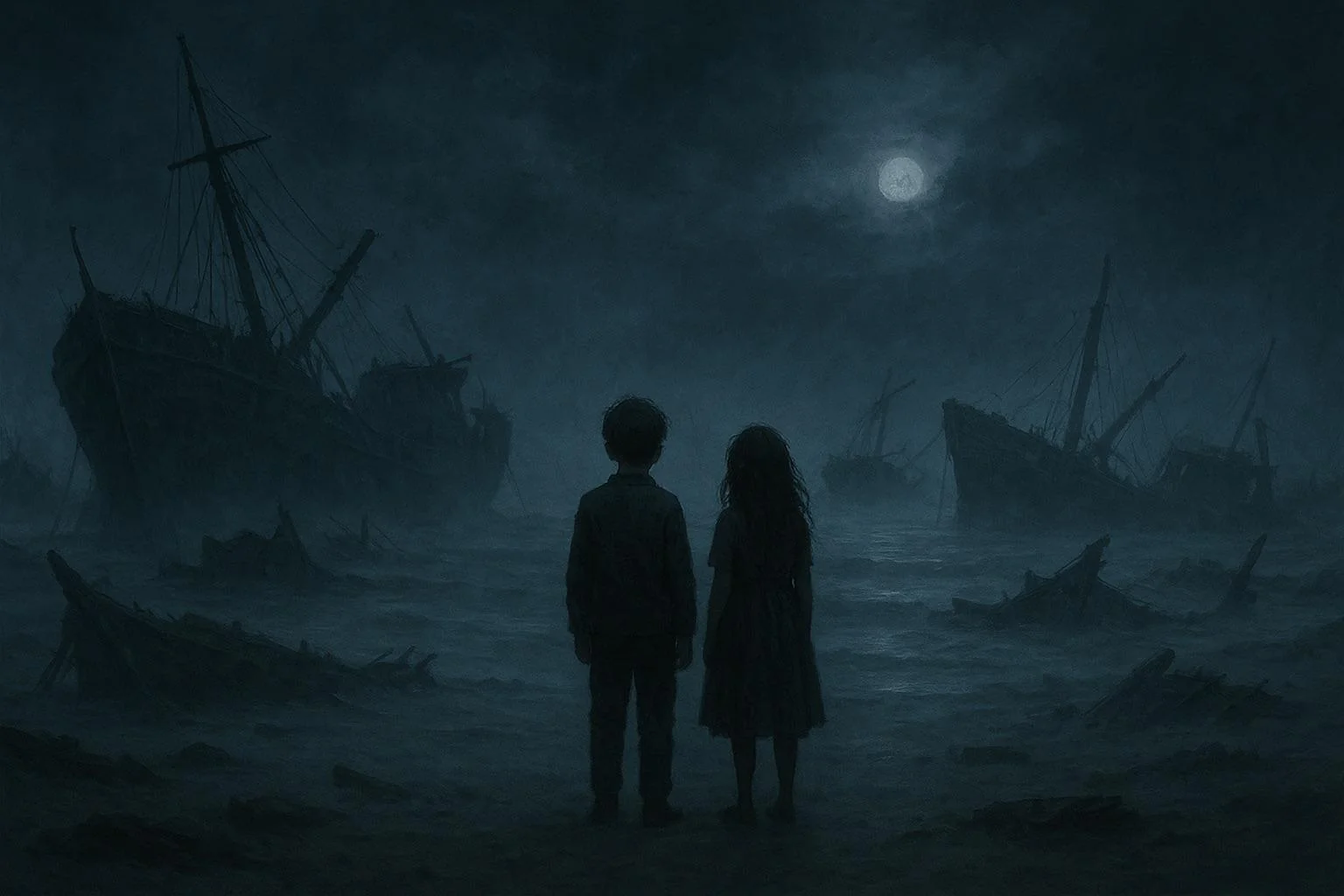 Making a scene in a short story and asked ChatGPT to create an image of it. picture 1 of 1