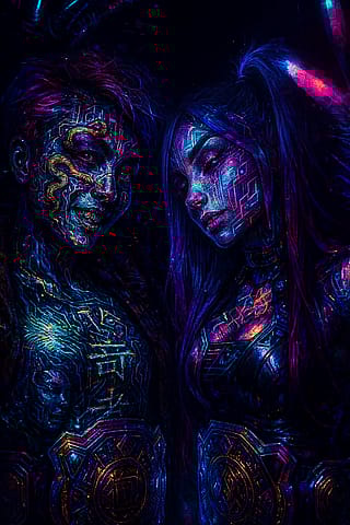 Neon Glitch Sisters'