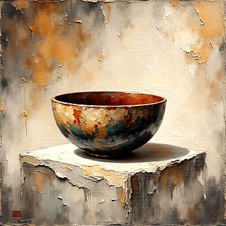 Ceramic tea bowl'