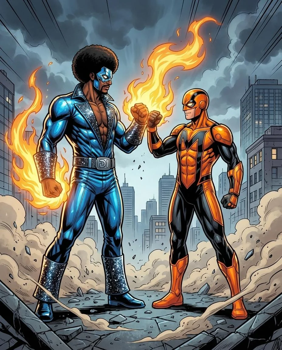 Disco Inferno and Mythic picture 1 of 1