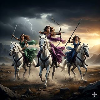 The Three Amazons of the Apocalypse'