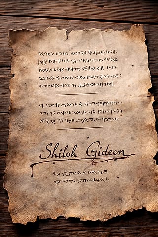 Magical contract prop I made for the fantasy story I’ve created'