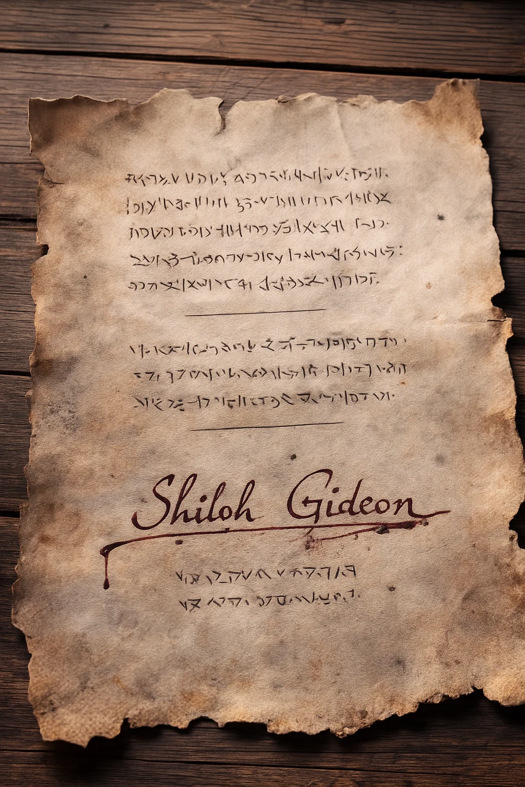 Magical contract prop I made for the fantasy story I’ve created picture 1 of 1