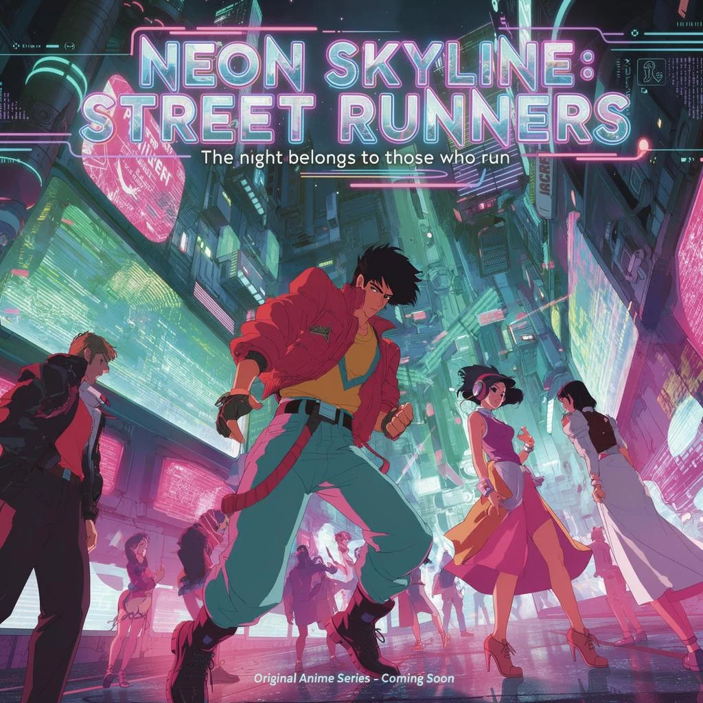 Neon Skyline: Street Runner 🏃‍➡️ picture 1 of 1