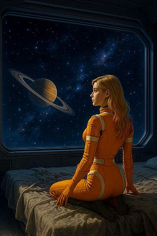 Nice view from her bedroom'