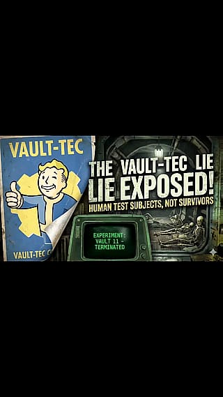 ​I created a 1950s-style Fallout Lore Documentary using Midjourney, Kling AI, and CapCut. Here is the result.'