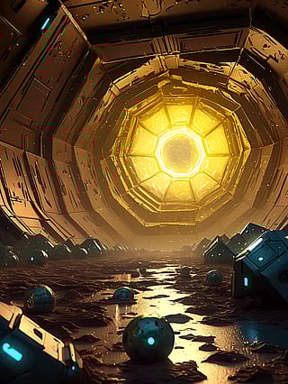 Starlight Echoes In Silent Steel'