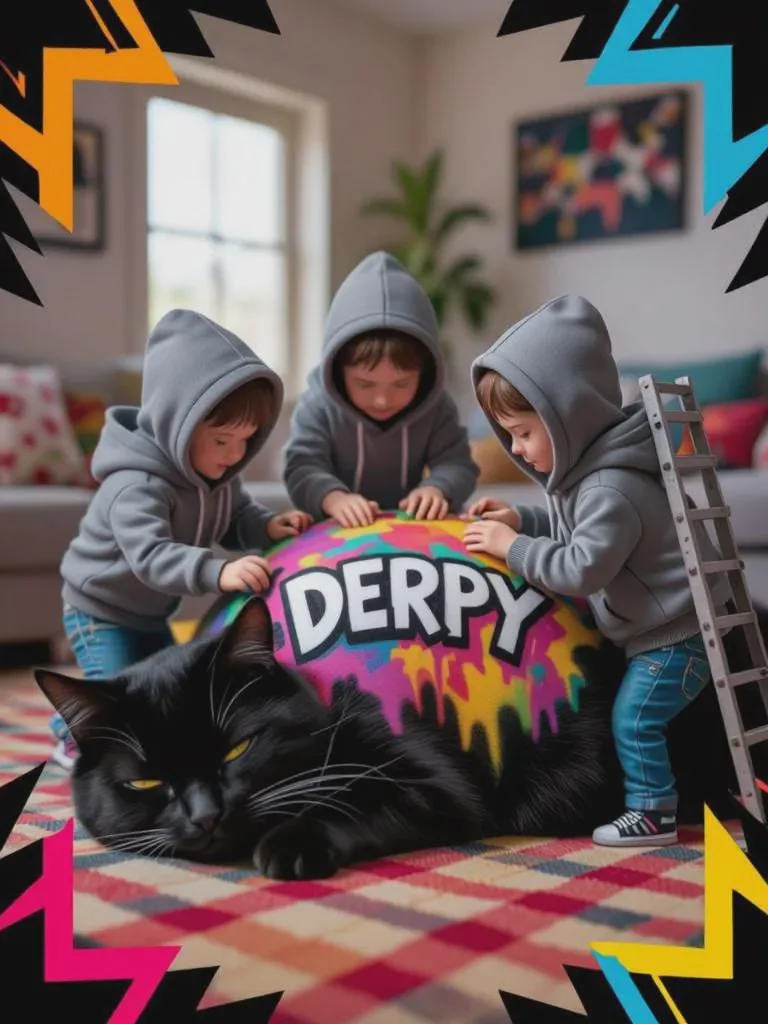 Painting the cat (starryai) luna ultra picture 1 of 1