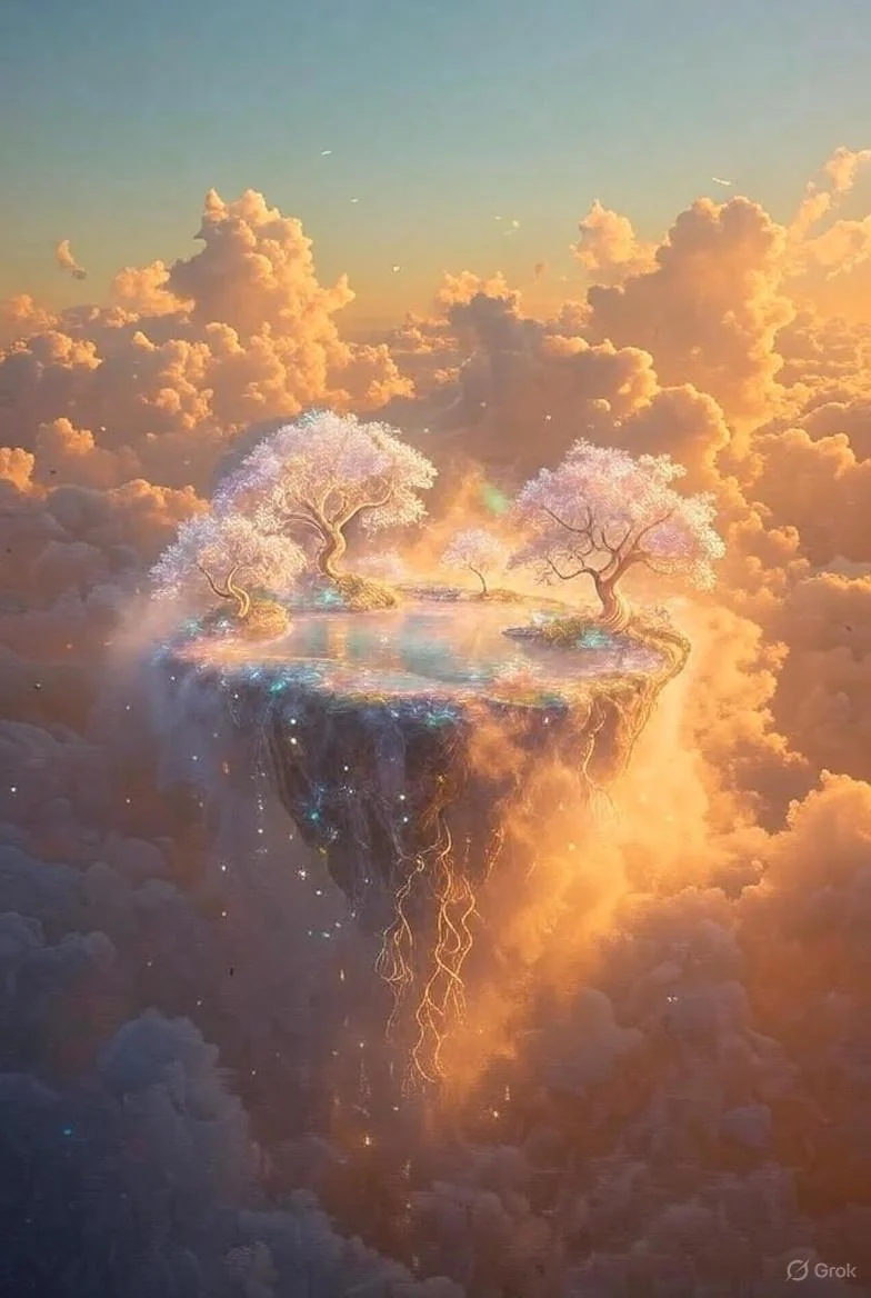 A paradise floats in the sky picture 1 of 1