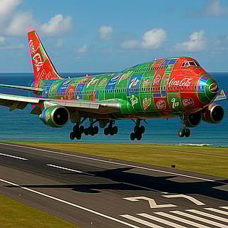 Aircraft recycled from aluminum soda cans'