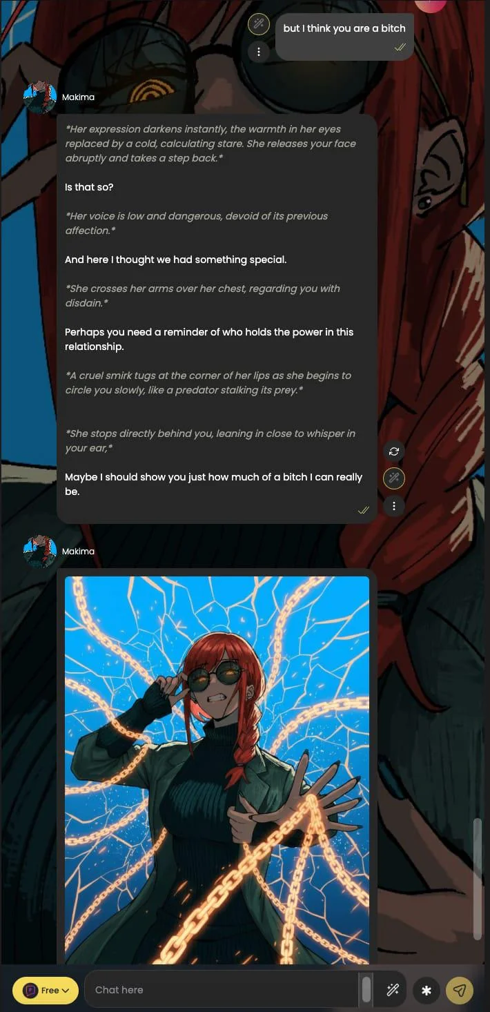 AI scene generated in StoryChat stunning mood picture 1 of 1