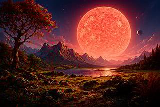 Surface of Proxima Centauri B Terminator Zone'